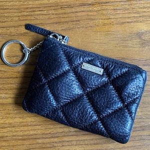 Kate Spade Quilted Mini Wallet/Wristlet w Key Ring
